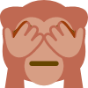 Monke_EyesClosed emote for Discord