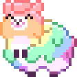 rainbowllama_roll emote for Discord