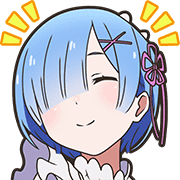 RemHappy emote for Discord
