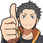 SubaruThumbsUp emote for Discord