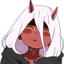ZeroTwo_Cried emote for Discord