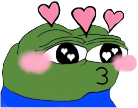 Peepokiss emote for Discord