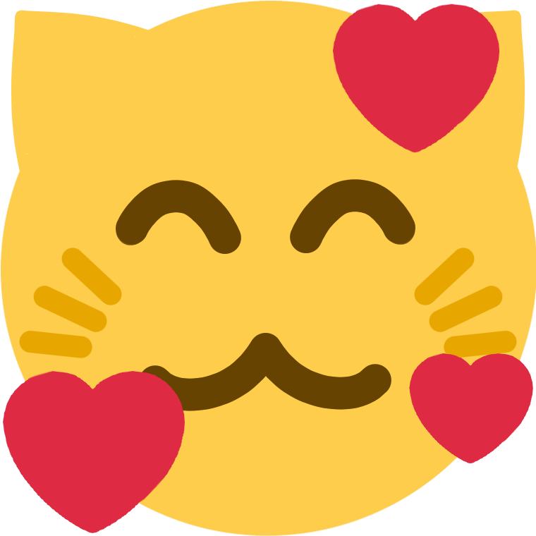 cat_with_3_hearts emote for Discord