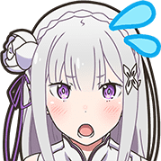 EmiliaWorry emote for Discord