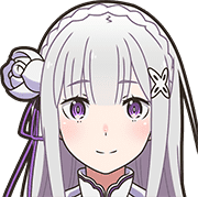 EmiliaStare emote for Discord