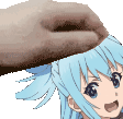 aqua_patpat emote for Discord