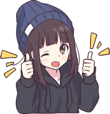 menhera_chan_thumbs_up emote for Discord