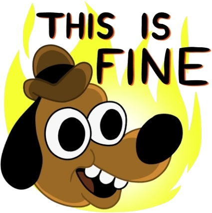 this_is_fine emote for Discord