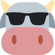 cow_with_sunglasses emote for Discord
