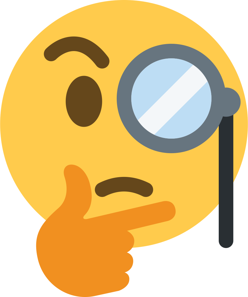 Monoclethink emote for Discord