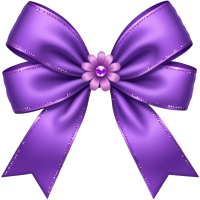 Purpleflowerbow emote for Discord