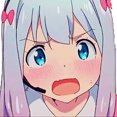 Sagiri_Blush emote for Discord