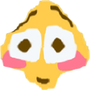 Weird_Distorted_Flushed emote for Discord