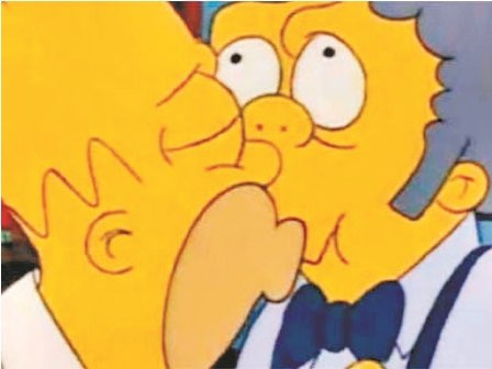 HomerandMoekiss emote for Discord