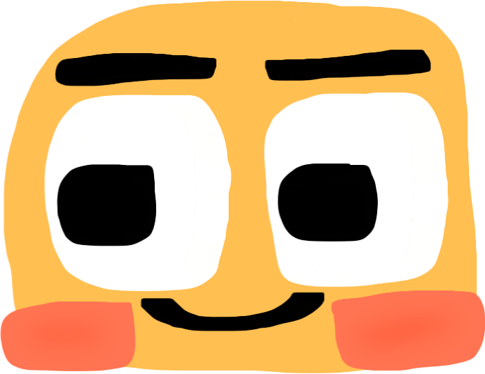 blockystaring emote for Discord