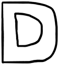 letter_d emote for Discord