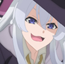 Elaina_EvilFace emote for Discord
