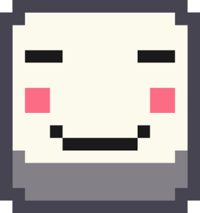 pixel_emoji_blush emote for Discord