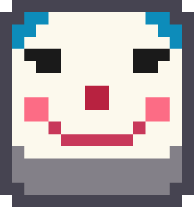 pixel_emoji_evil_clown emote for Discord