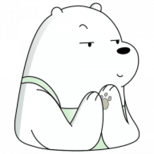 icebearclapclap emote for Discord