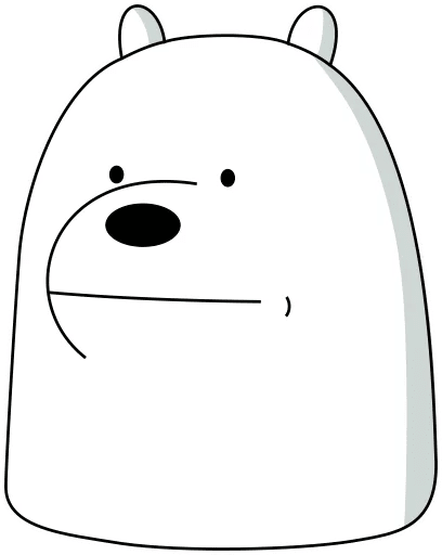 icebearnowords emote for Discord