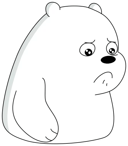 icebearlonely emote for Discord