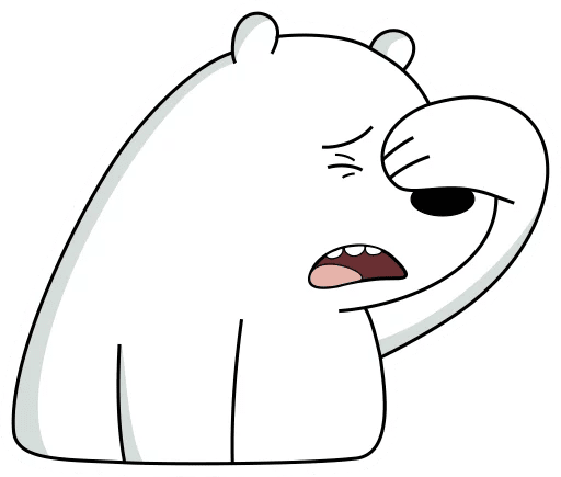 icebearfail emote for Discord