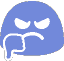 BlurpleThumbsDown emote for Discord