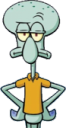 unamused_squidward emote for Discord
