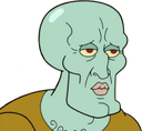Chad_Squidward emote for Discord