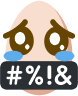 cursingegg emote for Discord