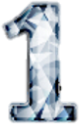 Diamond_Number_1 emote for Discord
