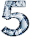 Diamond_Number_5 emote for Discord