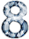 Diamond_Number_8 emote for Discord