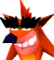 FakeCrashBandicootSmirk emote for Discord