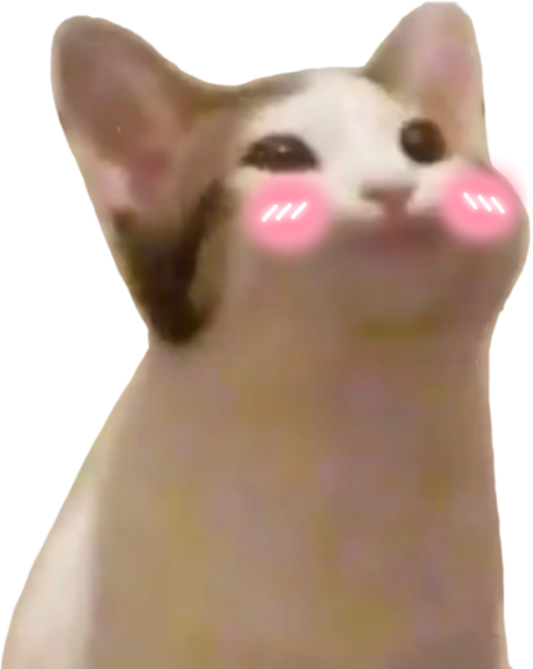 popcat_shy emote for Discord