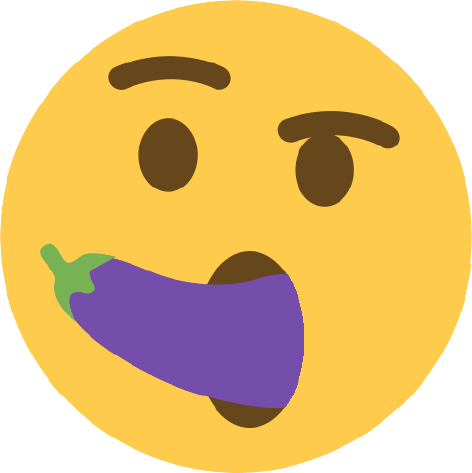 totally_an_eggplant emote for Discord