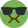 Sunglasses_Nauseated emote for Discord