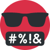 Sunglasses_RageSwearing emote for Discord
