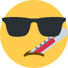 Sunglasses_Sick emote for Discord