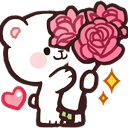 MilkFlowers emote for Discord