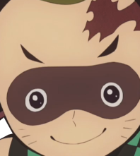 Tanjiro_Raccoon emote for Discord