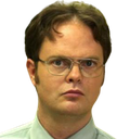 dwight_serious emote for Discord