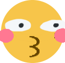 yeFlushKiss emote for Discord