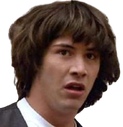 ConspiracyKeanu emote for Discord