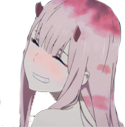 Zerotwo_Smile emote for Discord