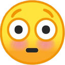 flushed_face emote for Discord