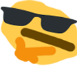 thonkCool emote for Discord