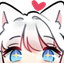 catgirl_lurk emote for Discord