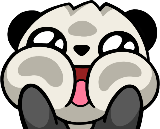 panda_exicted emote for Discord